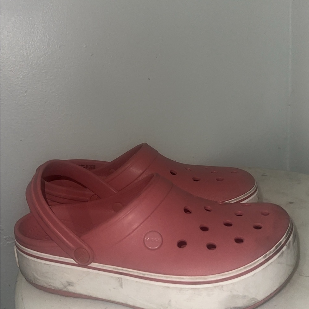 CROCS Pink Water Shoes with Ventilation Holes
